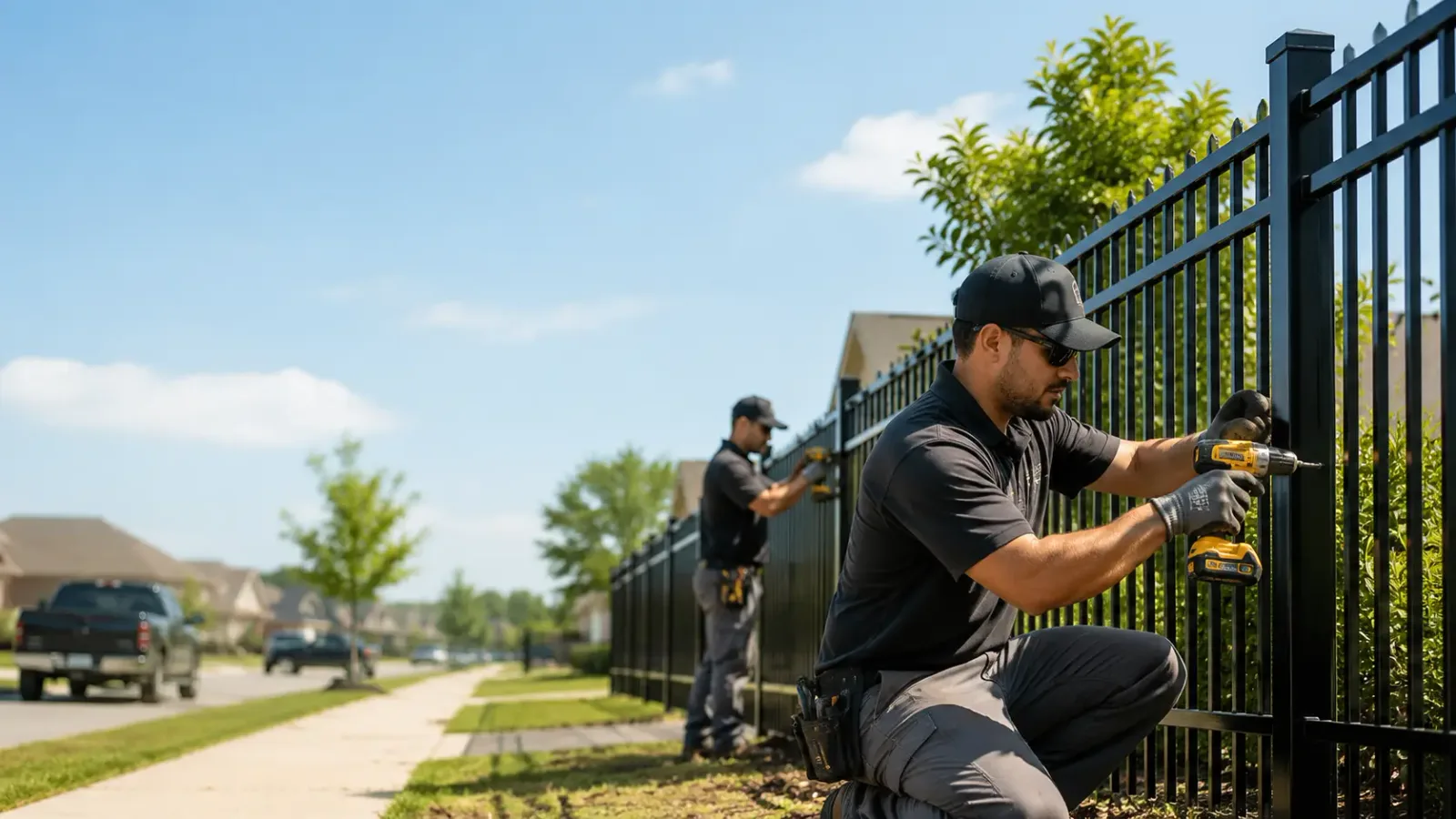 Metal Fence Installation in Saint Cloud, WI